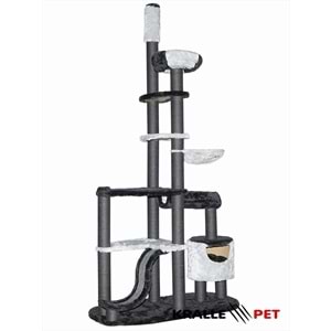 JUT VE HALIFLEKS TIRMALAMALI ÇOK AMAÇLI KEDİ EVİ (KRL-1041 PREMIUM)