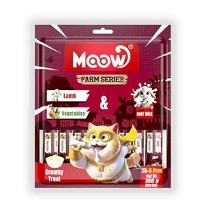 MOOW KUZU ETLİ VE SEBZELİ 12 GR*30 LU KREMA (MOOW-015).