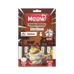 MOOW TAVUKLU 12 GR*6 LI KREMA STERILISED (MOOW-045)