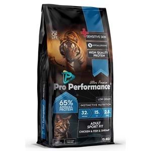 PRO PERFORMANCE SPORT FIT CHICKEN & SALMON & SHIRIMP & CRANBERRY 15 KG (PPC5007)