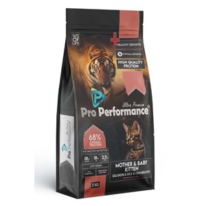 PRO PERFORMANCE MOTHER & BABY KİTTEN SALMON & RİCE 2 KG (PPC5010)