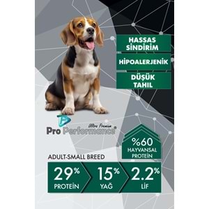 PRO PERFORMANCE ADULT DOG SMALL LAMB & BLUEBERRY 12 KG (PPD6002)