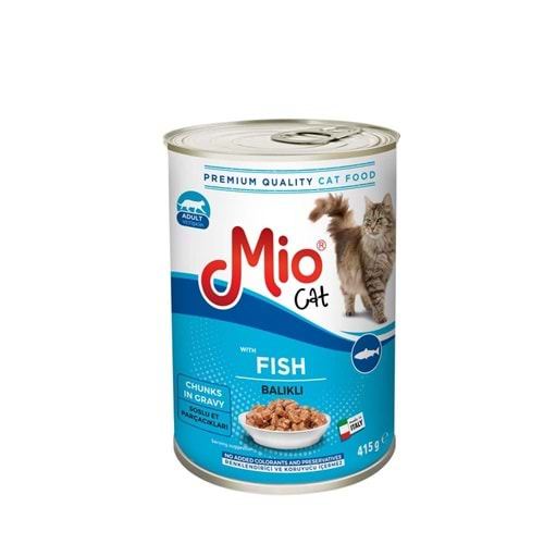 MİO YETİŞKİN BALIKLI KEDİ KONSERVESİ 415 GR