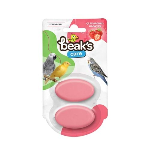 BEAKS 2 Lİ ÇİLEK AROMALI GAGA TAŞI