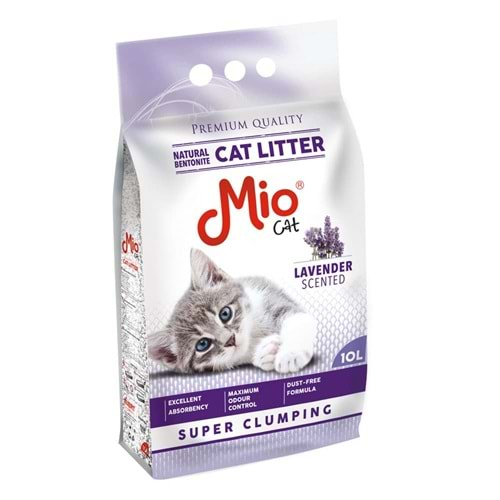 MİO LAVANTALI KEDİ KUMU 10 LT İNCE