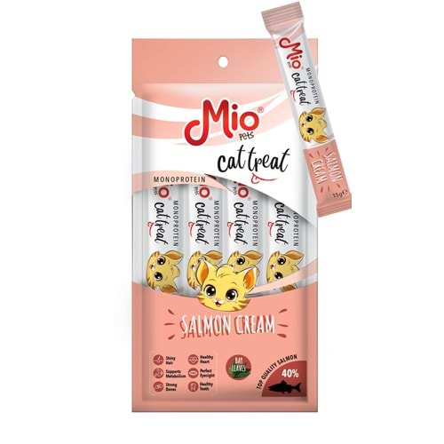 MİO CAT TREAT SALMON CREAM 4 LÜ (ODL11)