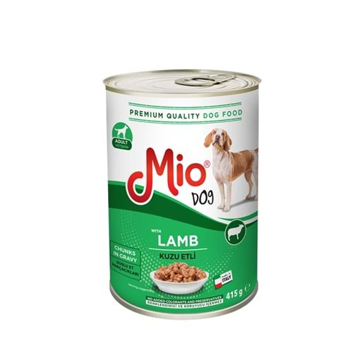 MİO KUZU ETLİ YETİŞKİN KÖPEK KONSERVE 415 GR