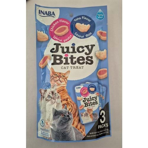 INABA JUİCY BİTES CHICKEN AND TUNA (USA701)