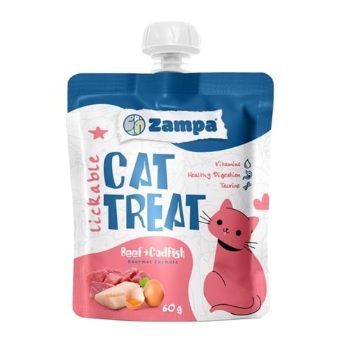 ZAMPA CAT TREAT BEEF + CODFİSH (ZPO-9006)