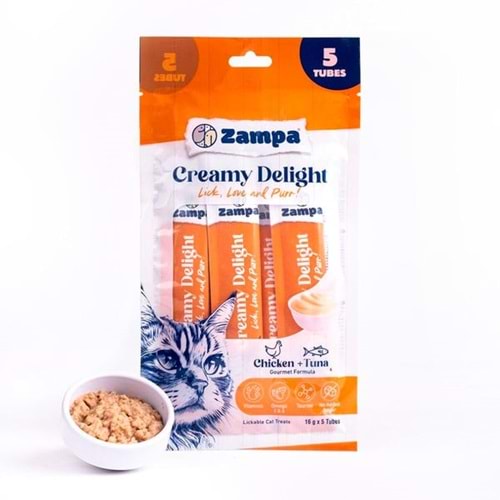 ZAMPA CREAMY DELİGHT CHİCKEN + TUNA (ZCD-8153)