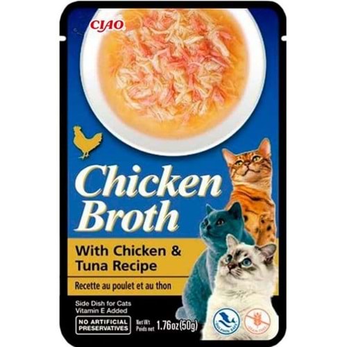 INABA CHICKEN BROTH WİTH CHICKEN & TUNA RECİPE (USA822)