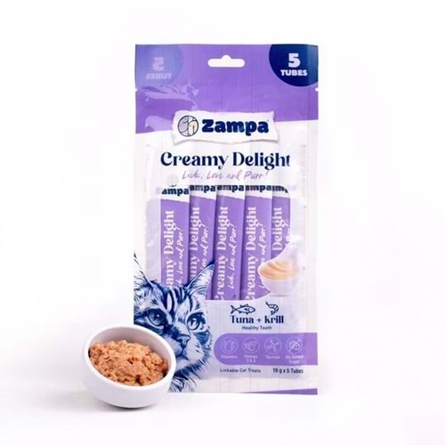 ZAMPA CREAMY DELİGHT TUNA + KRİLL (ZCD8184)