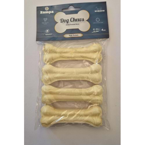 ZAMPA WHITE PRESSED BONE 10-11 CM (DC4430)