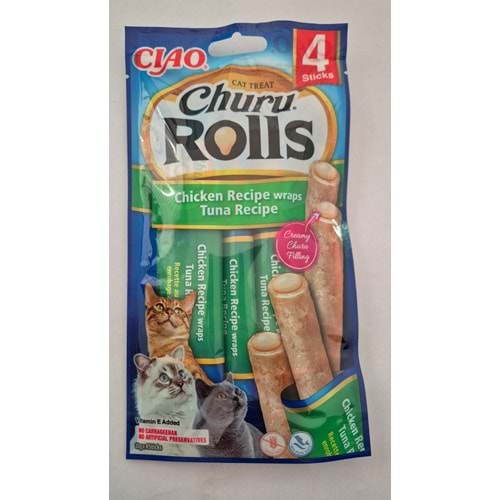 CIAO CHURU ROLLS CHICKEN RECİPE WRAPS TUNA RECİPE (EU731)