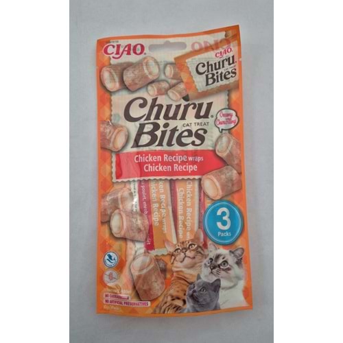 CIAO CHURU BİTES CHICKEN RECİPE WRAPS CHICKEN RECİPE (EU724)