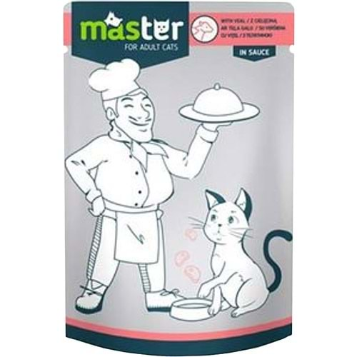 MASTER DANA ETLİ POUCH KEDİ MAMASI 80 GR