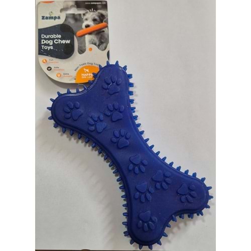 PATİ DESENLİ DİKENLİ PLASTİK KEMİK XLARGE (KP011-L)