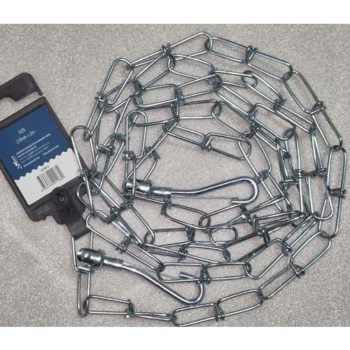 MİLOS BAĞLAMA ZİNCİRİ 2 MM*2 M (LCTO-2)