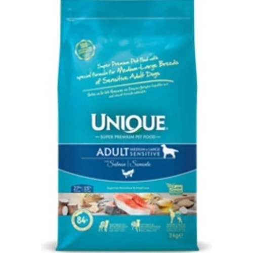 UNIQUE ADULT MINI & SMALL SALMON & ANCHOVY 3 KG