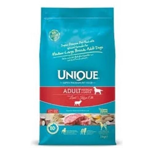 UNIQUE ADULT MEDIUM & LARGE LAMB 3 KG