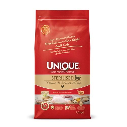 UNIQUE STERILISED CHICKEN & RICE 2 KG