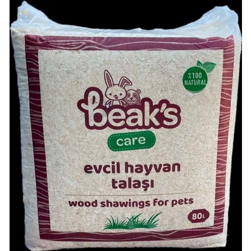 BEAKS TALAŞ KEMİRGEN VE KUŞLAR İÇİN 80LT