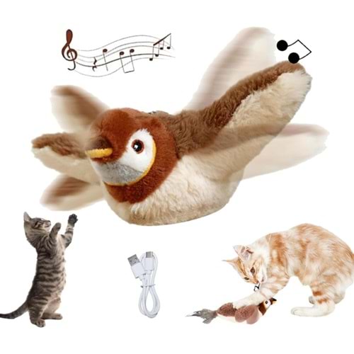 SESLİ UÇAN KUŞ OYUNCAK (MAD-167)