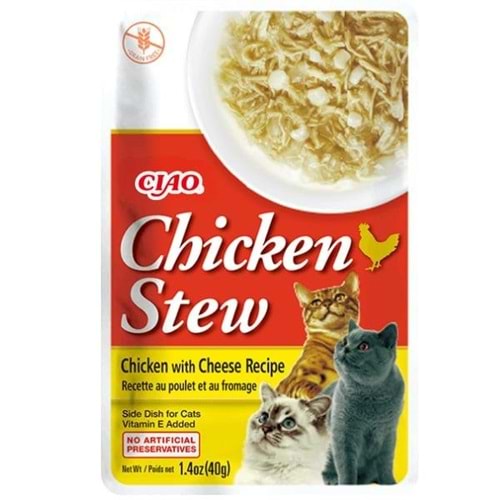 CİAO CHİCKEN STEW TAVUK GÜVEÇ VE PEYNİRLİ PATE 40 GR (USA814)