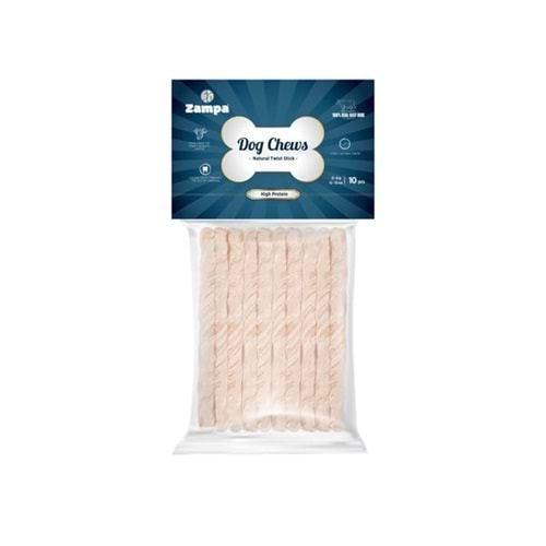 ZAMPA NATİREL BURGU ÇUBUK KEMİL KÖPEK ÖDÜLÜ 10 LU 5 GR (DC4577)