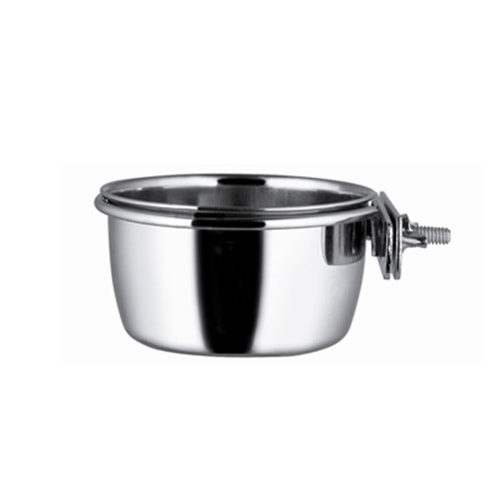 EURODOG VİDALI ASKILI 20 OZ METAL YEM KABI 12,5 (22007)