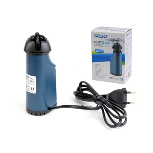 SOBO YÜZEY TEMİZLEYİCİ FİLTRE 200 LT 3W (SK-03)