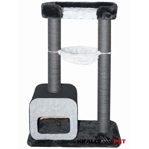 JUT HALAT BÜYÜK BOY YUVALI TERASLI KEDİ TIRMALAMA ÜNİTESİ (KRL-1004)