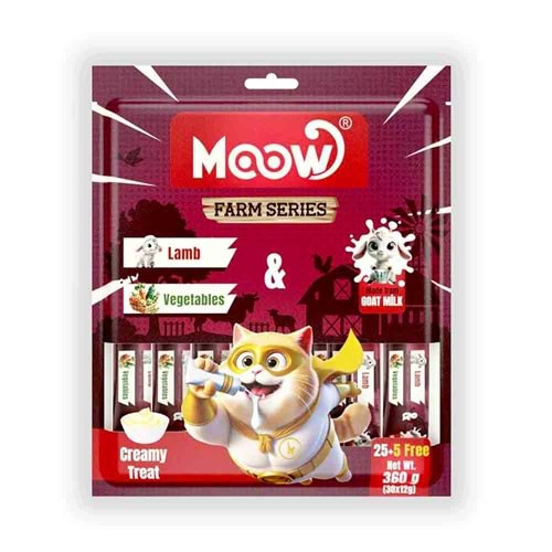 MOOW KUZU ETLİ VE SEBZELİ 12 GR*30 LU KREMA (MOOW-015).