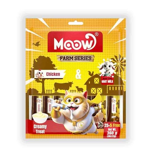 MOOW TAVUKLU 12 GR*30 LU KREMA (MOOW-013).