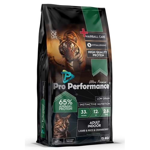 PRO PERFORMANCE CAT LAMB & RİCE & CRANBBERY 15 KG (PPC5009)