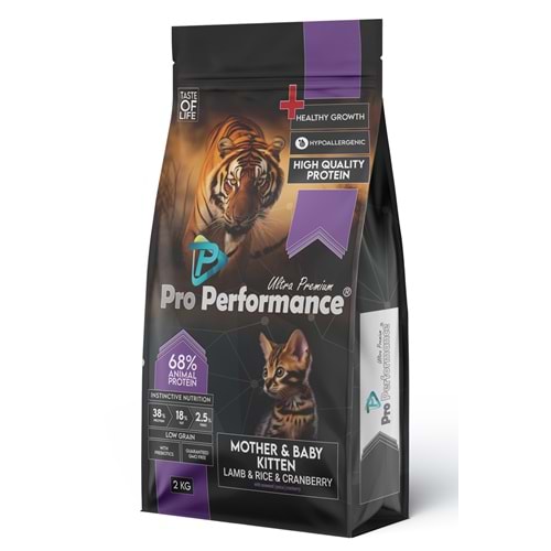 PRO PERFORMANCE KİTTEN LAMB & RİCE 2 KG (PPC5000)