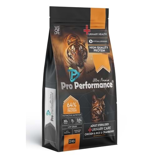 PRO PERFORMANCE STERILISED CHICKEN & RİCE 2 KG (PPC5002)
