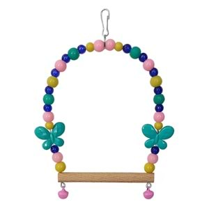 RENKLİ BONCUK KUŞ SALINCAĞI