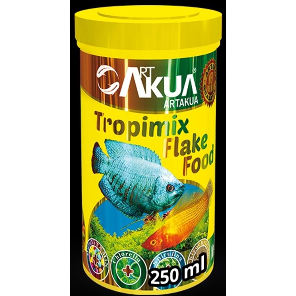 AKUA TROPİMİX FLAKE FOOD 250 ML 30 GR