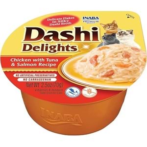 CIAO DASHİ DELİGHTS CHİCKEN WİTH TUNA & SALMON (EU862)