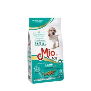 MİO KUZU ETLİ YAVRU KÖPEK MAMASI 2,5 KG