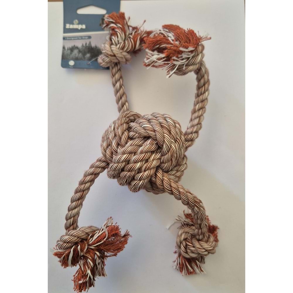 PET ING HALAT İPLİ KAHVERENGİ OYUNCAK (DG2049)