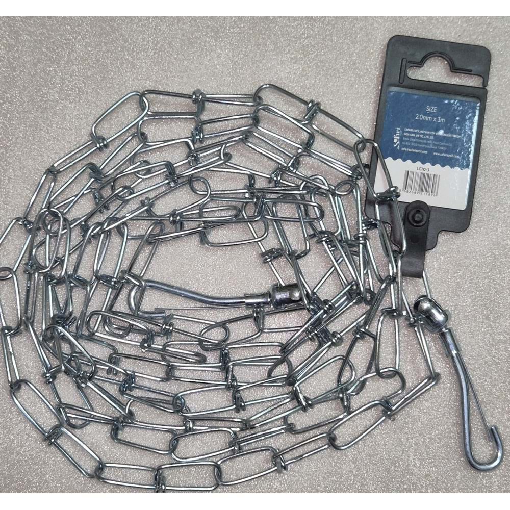 MİLOS BAĞLAMA ZİNCİRİ 2 MM* 3 M (LCTO-3)