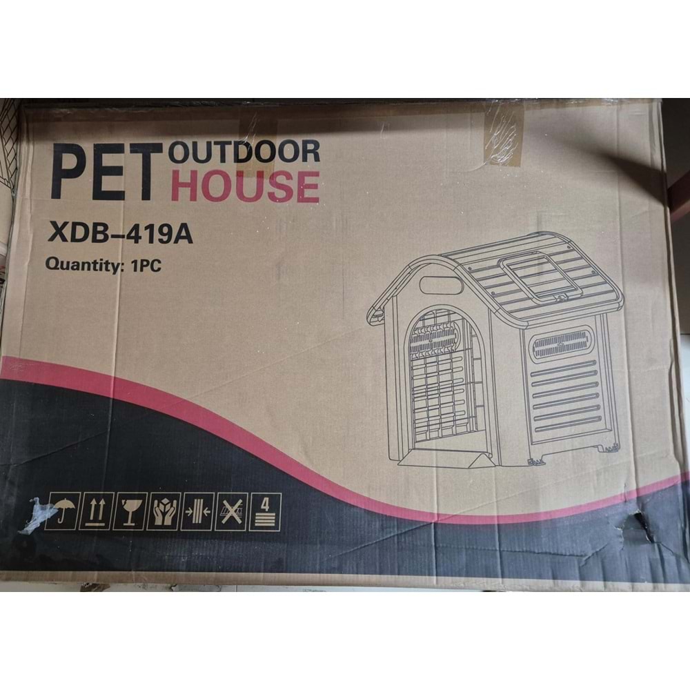 XDB-419A 126*97*113 RED ROOF + WHITE WALLS
