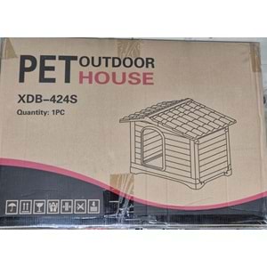 XDB-424S1 98*84*82 GRAY ROOF + WHITE WALLS + BLACK BASE