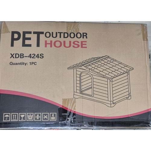 XDB-424S1 98*84*82 GRAY ROOF + WHITE WALLS + BLACK BASE