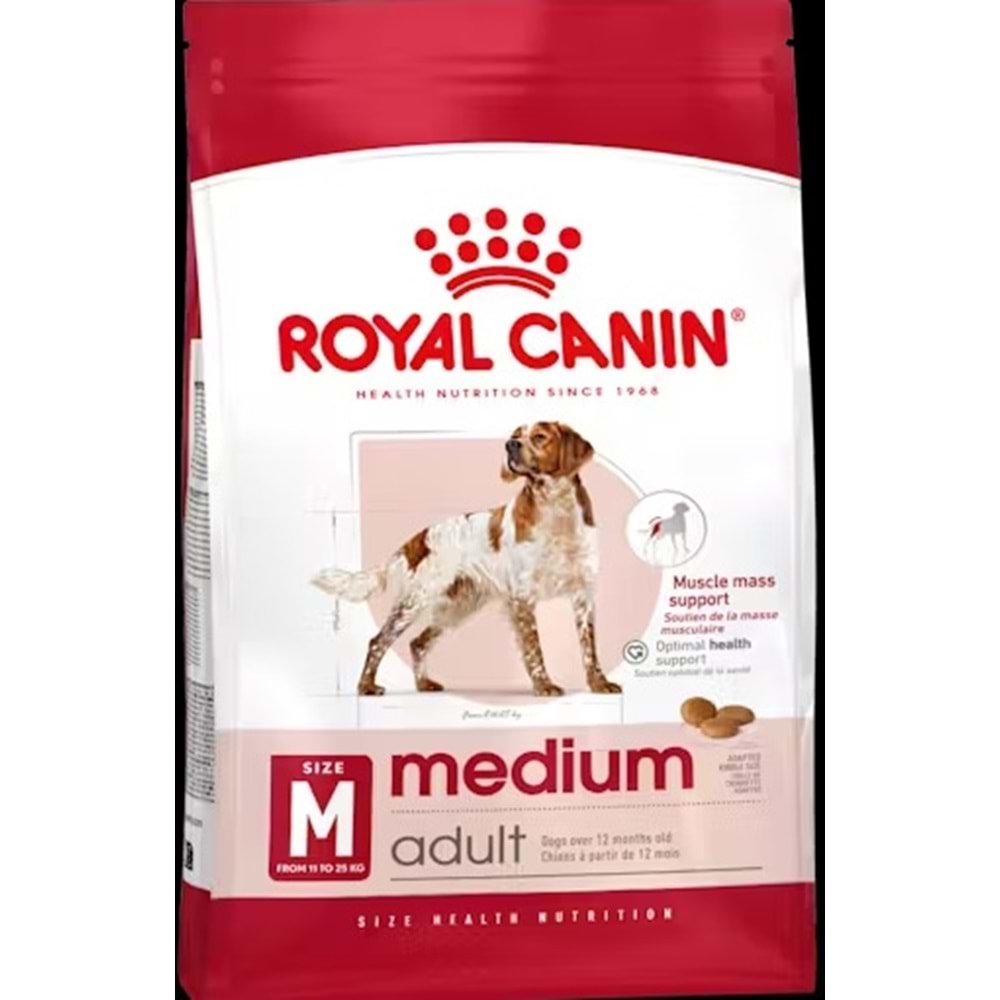 ROYAL CANIN MEDIUM ADULT 15 KG.