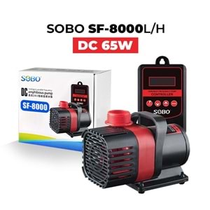 SOBO DEBİ KONTROLLÜ DC POMPA 65W 8000 LT 5,5M (SF-8000)