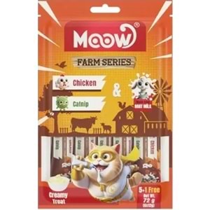 MOOW TAVUKLU VE KEDİ NANELİ 12 GR*6 LI KREMA (MOOW-043)