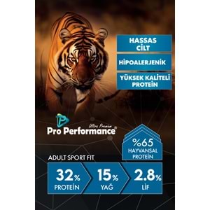 PRO PERFORMANCE SPORT FIT CHICKEN & SALMON & SHIRIMP & CRANBERRY 2 KG (PPC5006)